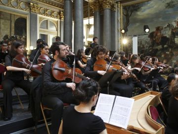 Académie de violon 2012 à Versailles avec le CMBV, direction Patrick Cohen Akenine et Sir Roger Norringhton